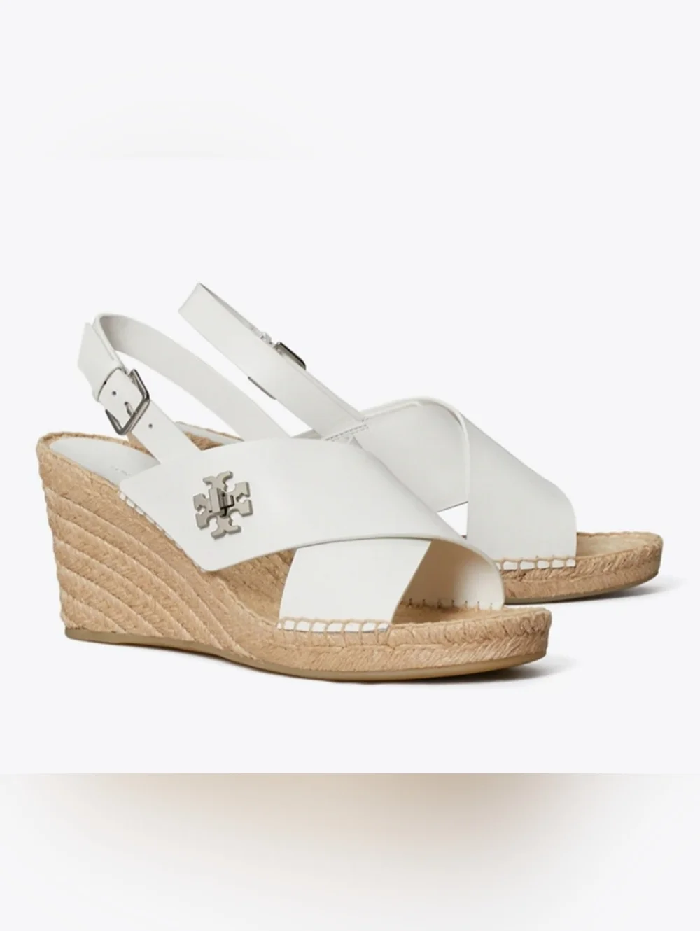 Tory Burch TURNLOCK WEDGE ESPADRILLE New In Box
